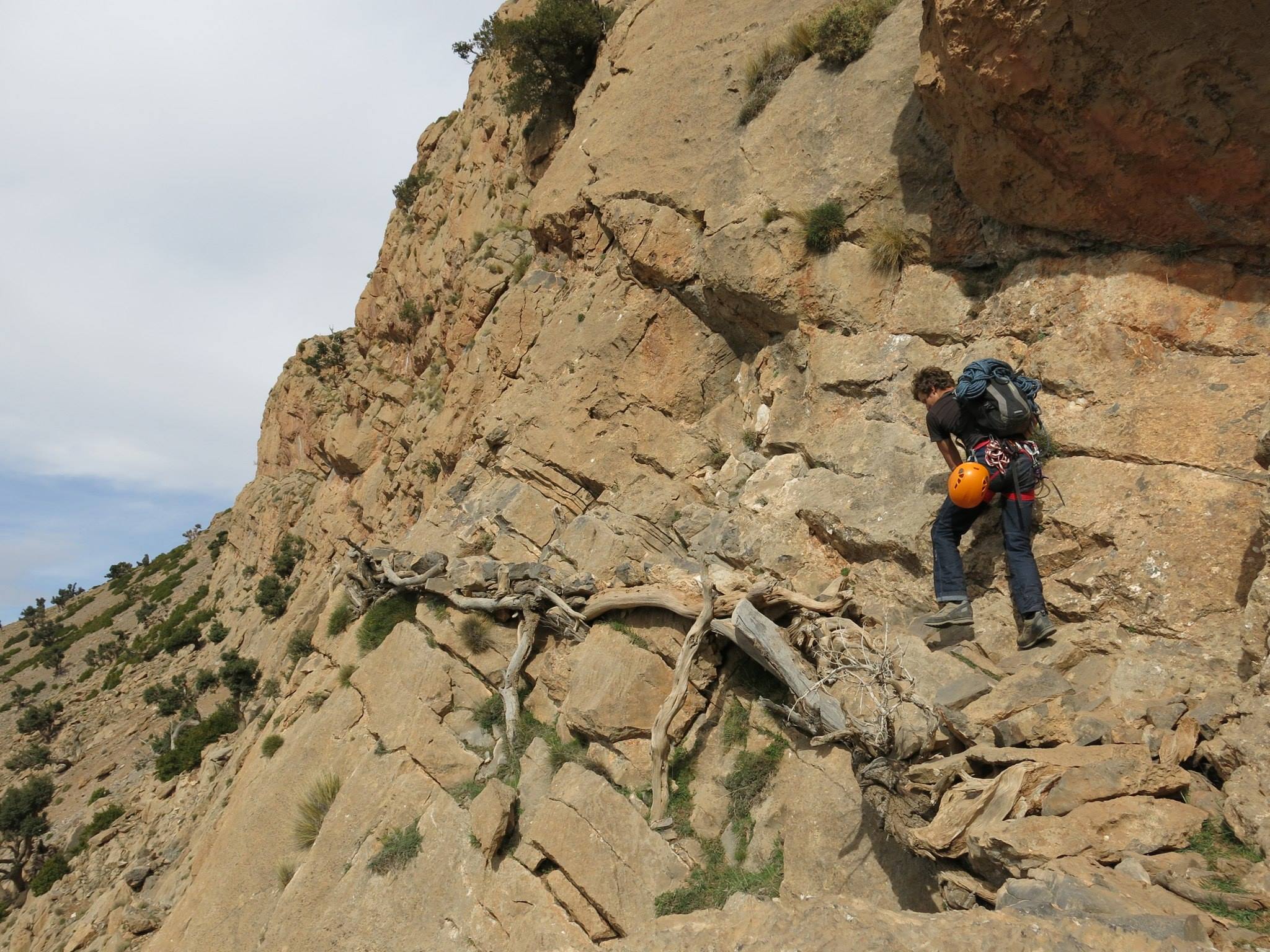 berber-pfad-taghia-klettern-abstieg